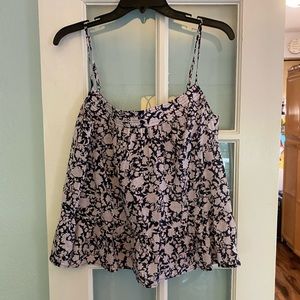 NWOT J. Crew Boho Tank Top Small